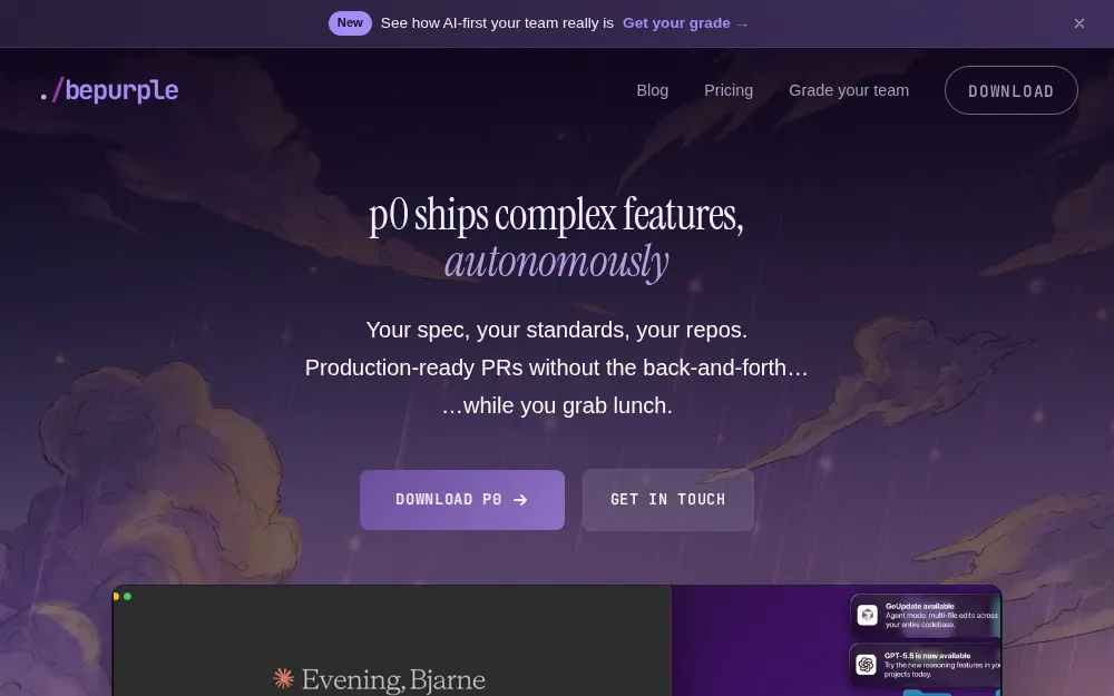 Bepurple