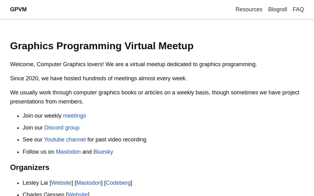 Develop  Gpvm Website