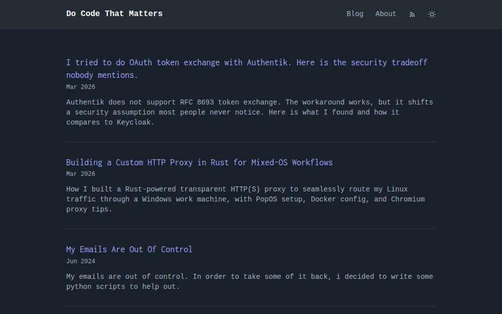 Docodethatmatters