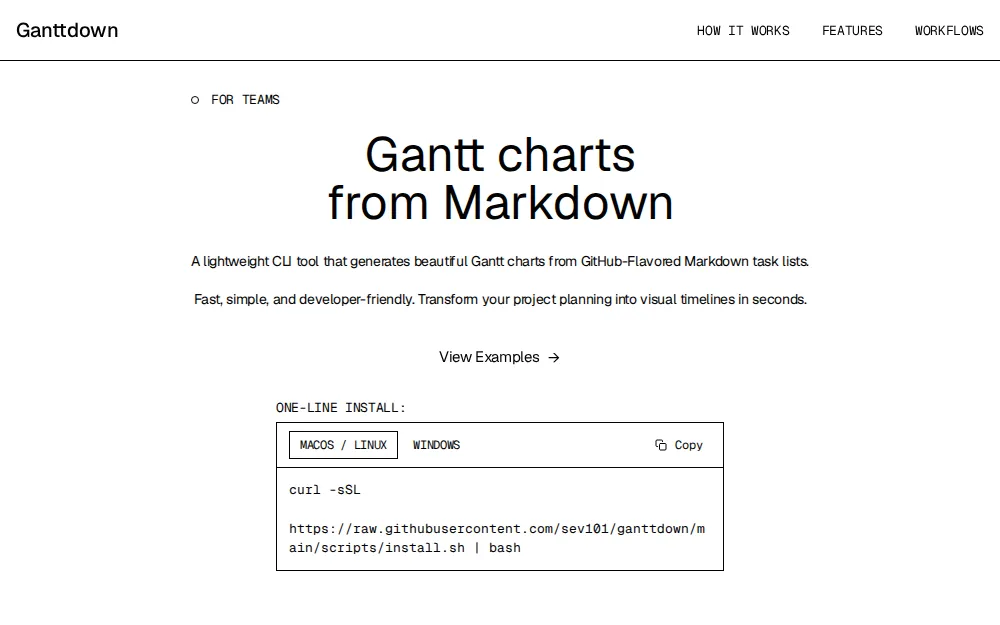 Ganttdown