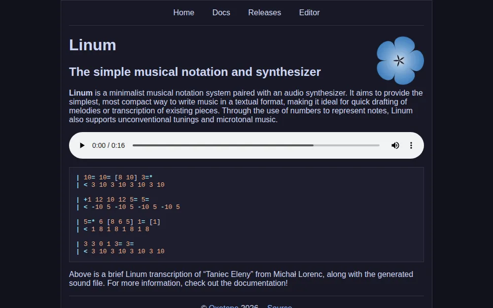 Linum Notation
