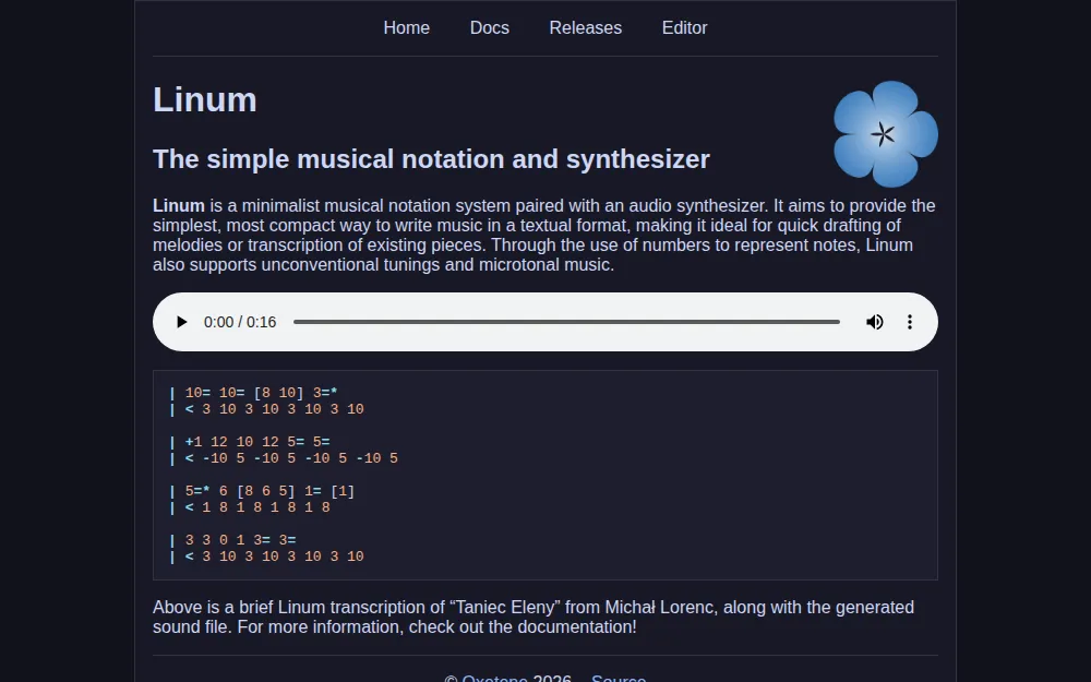 Linum Notation