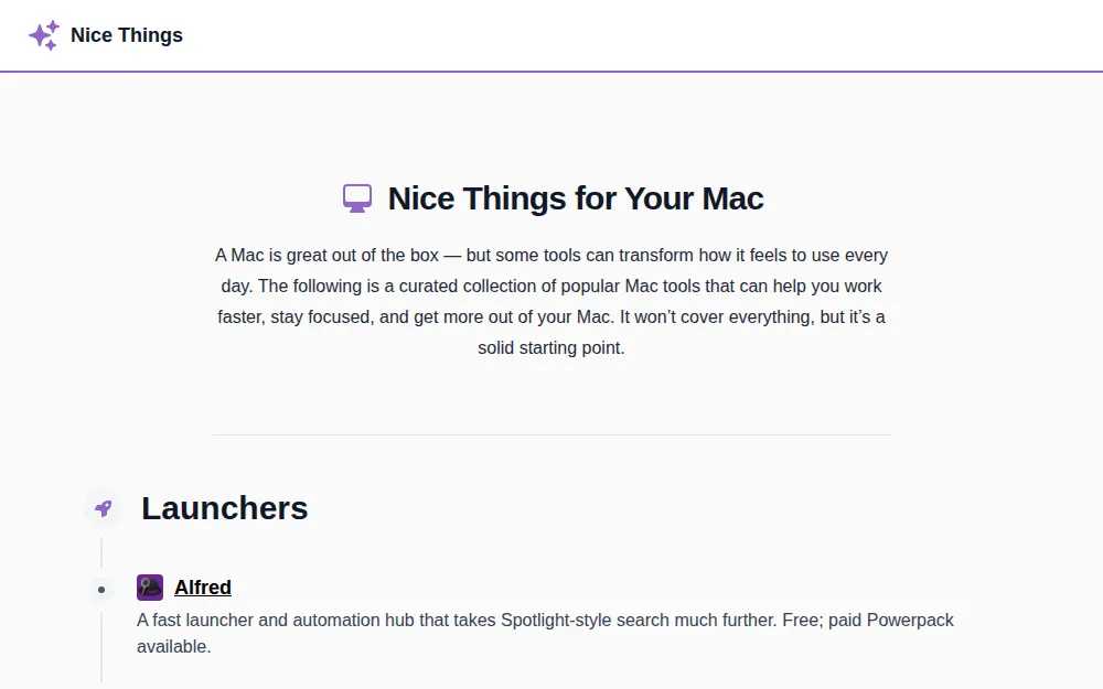 Nicethings