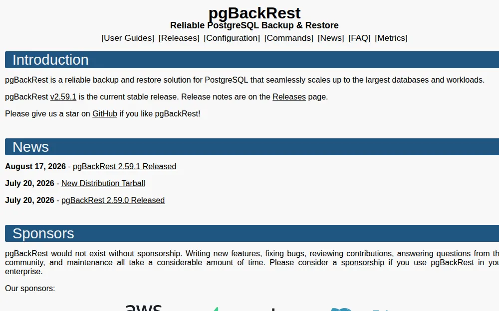 Pgbackrest